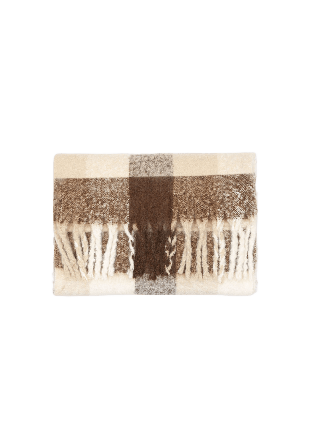 Knowledge Cotton Apparel Checked Scarf Halsdukar & scarves Herr Brun ONESIZE