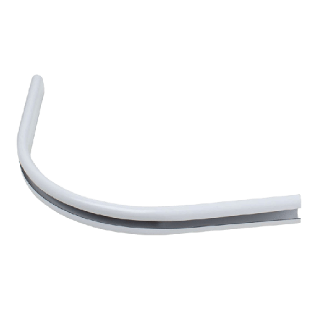 Kirsch C-HÖRNBÖJ 90 GR 18X18CM Gardiner Vit ONESIZE