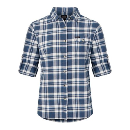 Urberg Eide LS Flannel Shirt Women Women long-sleeved shirts Blue M
