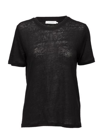 Agnes Tee 6680 T-shirts & Tops Short-sleeved Musta Samsøe Samsøe