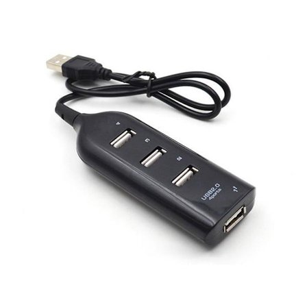 USB-hubb, 4-portars USB 2.0-distributionssplitter, Super Multiport Fast Data HUB-adapteromvandlare för bärbar dator