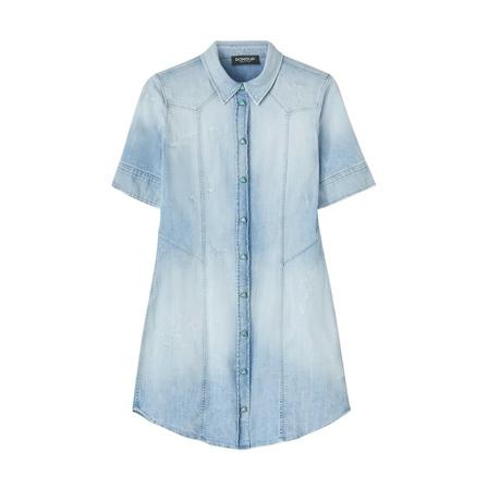 Dondup, Dress Blauw, Dames, Maat:M