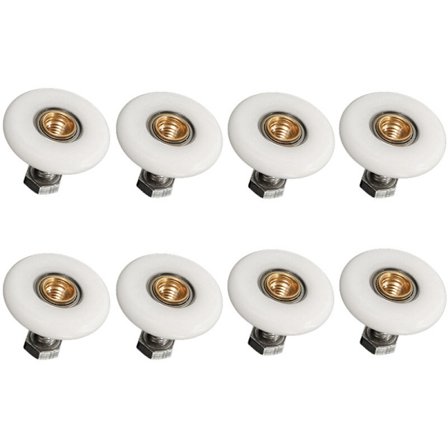 8x Dusjrull 19mm Erstatning Dusjrull for Baderom