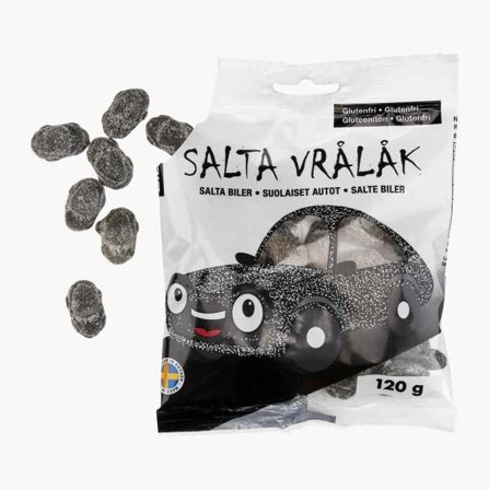 Biltema - Salta lakris biler 120 g