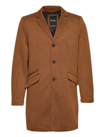 Onsjulian King Coat In Otw Vd Brown ONLY & SONS