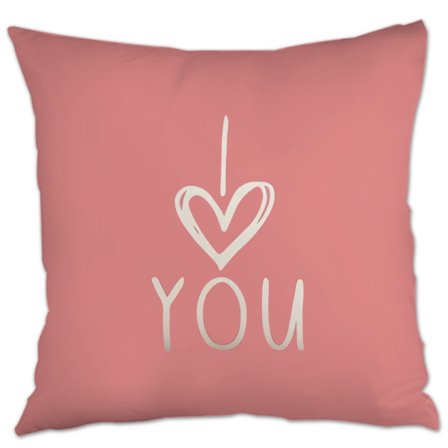 Alla hjärtans dag örngott, 45x45cm tvättbart prydnadskuddfodral för sovrum vardagsrum Alla hjärtans dag dekor