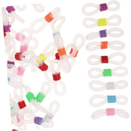 DIY Glasögonspänne Koppling 100 st Glasögonsnöre Ändkopplingar