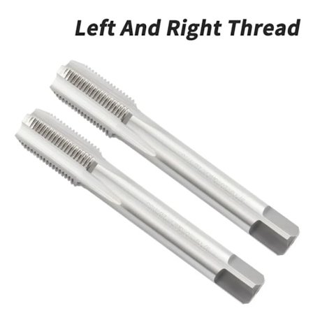 Cykelvevpedalgänga Spiralgängtapp SILVER SET silver