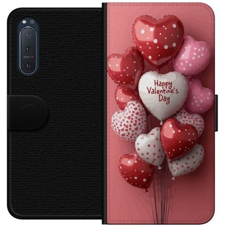 Yhteensopiva Lompakkokotelo Sony Sony Xperia 5 II Ystävänpäivän ilmapallot