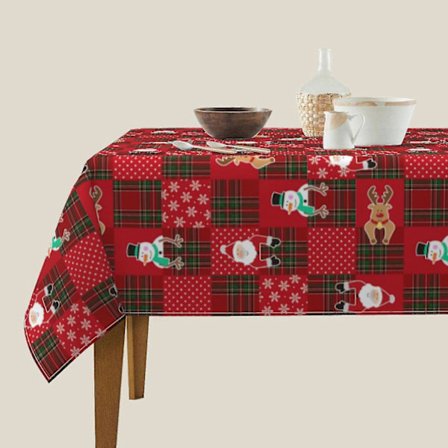 Duk - Firkantet - Rund - 152x152 cm - Spisestue - Hage