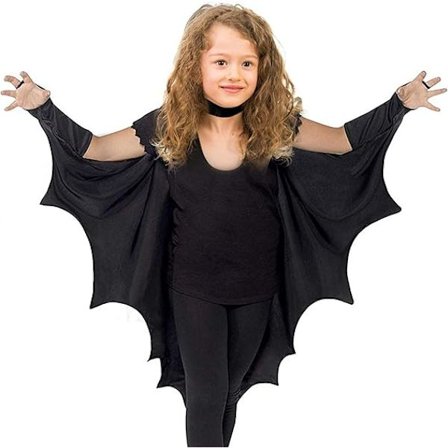 Kostymetilbehør - Svart vingedrakt Tilbehør for drage, vampyr eller flaggermuskostymer