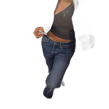 Lågmidjade acne jeans