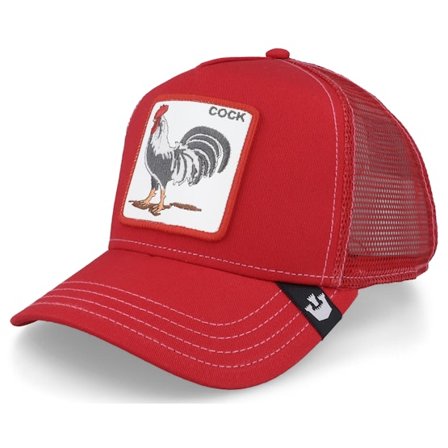 Goorin Bros. - Rød trucker Caps - The Cock Red Trucker @ Hatstore