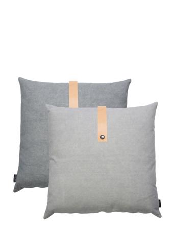 Canvas Cushion Cover Home Textiles Cushions & Blankets Cushion Covers Harmaa Louise Smærup