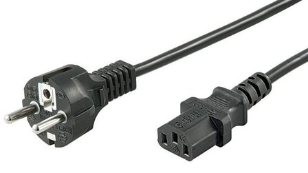 MicroConnect PowerCord - strømkabel - IEC 60320 C13 til CEE 7/7 - 50 cm