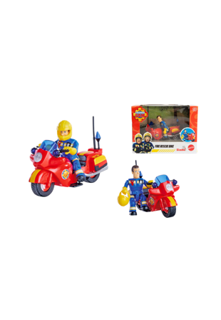 Simba Sam brandkårsmotorcykel Fordon Unisex Flerfärgad ONESIZE