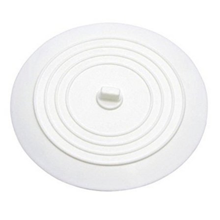 Avløpsstopper, silikon badekarstopper hvit avløpsstopper for kjøkken, bad og vaskerom