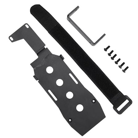 Aluminiumlegering DIY lavt batteri metallbatteriplate for TRAXXAS TRX4 1/10 RC bil