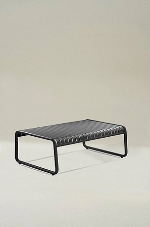 Jotex - Soffbord 79x122 Cm Aluminium Svart BELLEVILLE - Köp Utesoffbord hos Jotex