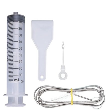 6 deler sett kjøleskap avløp hull tilstopping fjerner mudre rengjøring verktøy