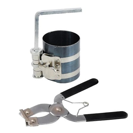 2 kpl männänrengaskompressori ja männänrengas asentaja pihdit työkalu