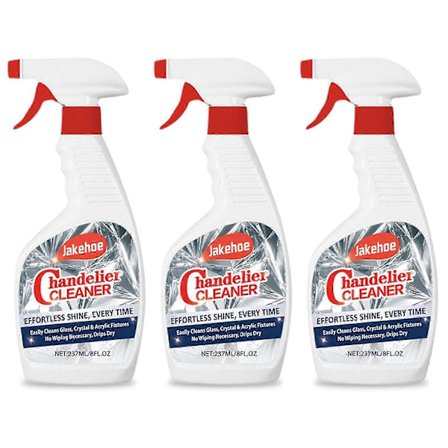 Sparkle Plenty Lysekrone Rengøring Drip Dry Spray Ingen Aftørring - Støvfjerner & Stribefrit Glasrensespray