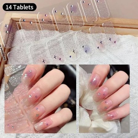 16 Tips Vinröda Nagelstickers Långvariga Enfärgade Hela Nagelomslag Självhäftande Slider Nagelkonst DIY Stickers Manikyrdekor