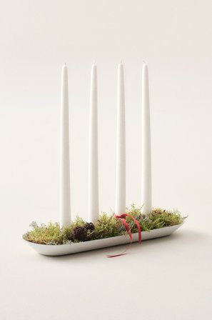 Jotex - Oval Lysestake Matt hvit - LYRIC - Kjøp Lysestaker hos Jotex