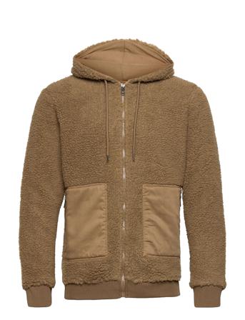 Sdvig Hooded Jacket Brown Solid