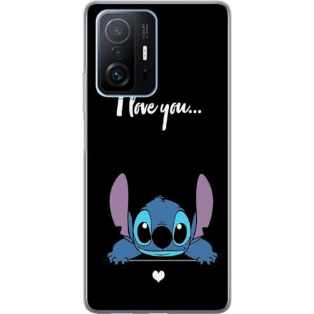 Xiaomi 11T Gjennomsiktig deksel Stitch Jeg Elsker Deg
