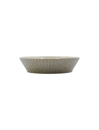 house doctor | Bowl, Hdpleat, Grey/Brown | H4CM