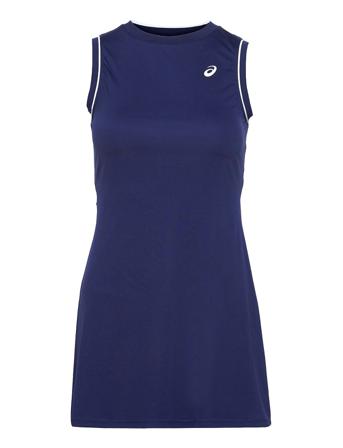 Court W Dress Lyhyt Mekko Sininen Asics