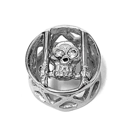 Stål plugg med dödskalle