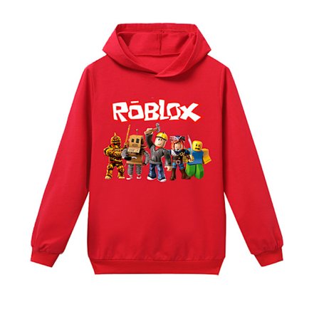 Roblox Hettegenser for Barn Yttertøy Genser Rød str 110 cm str