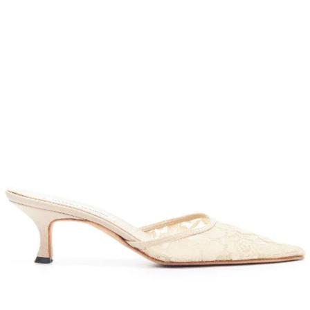 Manolo Blahnik Pre-owned Pre-owned Stof mules-clogs inbo, Dame Vintage Sko