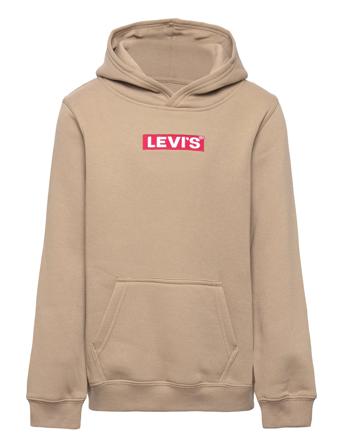 Levi's Box Tab Pullover Hoodie Hettegenser Genser Beige Levi's*Betinget Tilbud