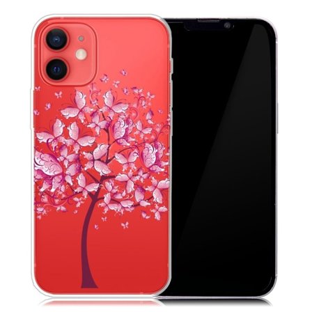Deco iPhone 13 Mini skal - Rosa Blommor