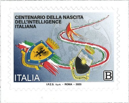 Italien - 100-året for den italienske efterretningstjeneste - Postfrisk frimærke