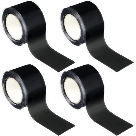 Rolls Grip Tape för styren Självhäftande silikontejp Styretejp Silikongummiskydd för pull-up-stänger, 1 " x 5ft