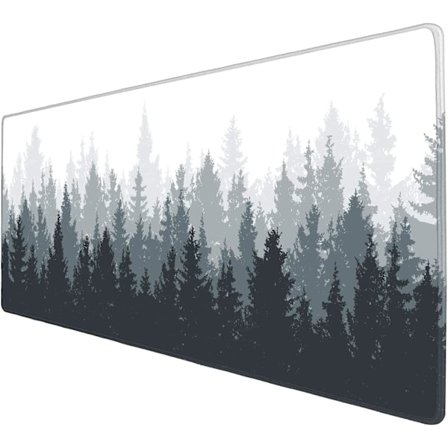 Stor Gaming Musematte Pad 800 x 400 mm XXL Tastatur Musematte, Sklisikker Gummi Vanntett Overflate, Utvidet Skrivebordsmatte Pad