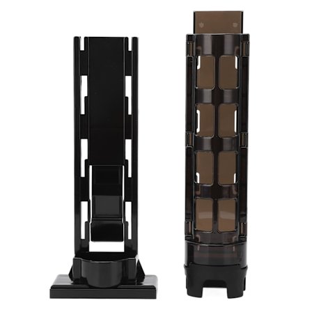 Fiskestangholderboks Lokkemad Opbevaring Sort