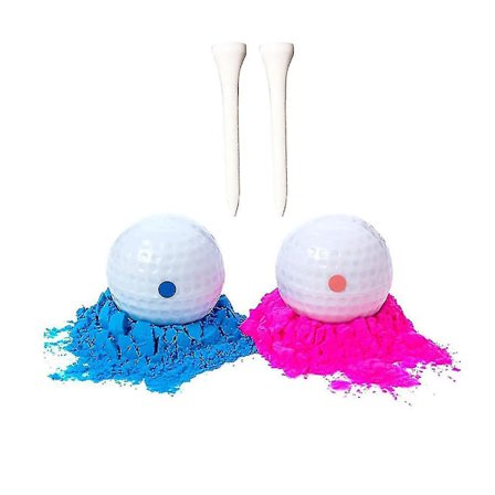 2 stk. Fødselsdagsfest Gender Reveal Pulverkugler Banket Røg Pulverbomber