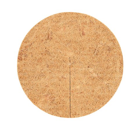 4 stk. Kokosmåtter til planter, Kokosmåtte Plant Beskyttelsesskive, Kokosfiber Mulch Måtte, Beskyttelse til Potteplanter (30 CM)