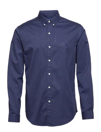 Slim Fit Featherweight Twill Shirt Blue Polo Ralph Lauren