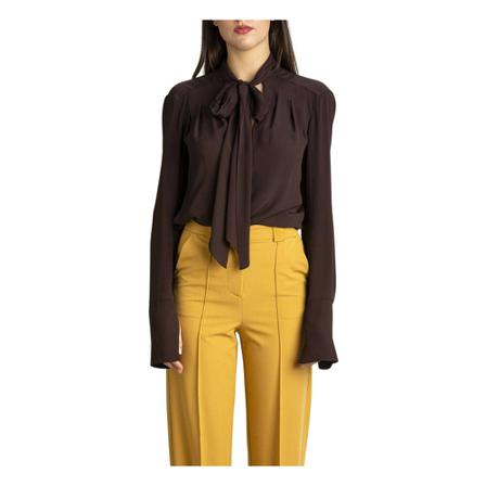 Patrizia Pepe Blouses Shirts Brun, Dame