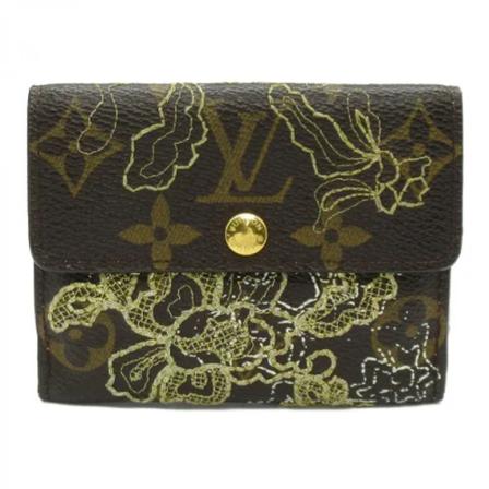 Louis Vuitton Vintage, Pre-owned Canvas Wallet Bruin, Dames, Maat:ONE Size