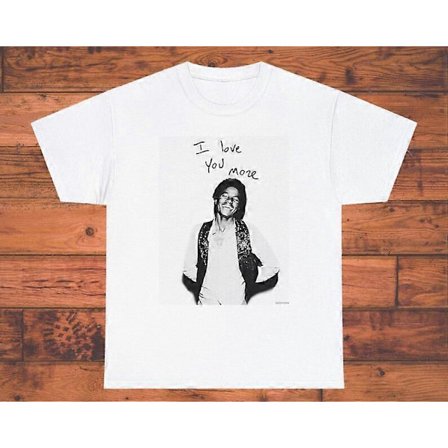 Michael Jackson Grafisk Tröja, Vintage Michael Jackson Pop T-shirt, Vintage 90-tals Grafisk T-shirt, I Love You More MJ Tee-Mbe201