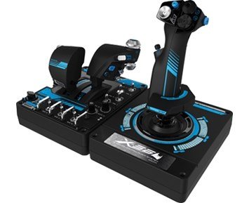 Logitech-Saitek Pro Flight X56 Rhino - B-vare-X56 joystick og gassregulering perfekt for simulatorer og VR-Gaming Accessories-Gaming