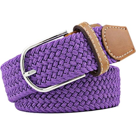Flerfarget elastisk vevd belte Casual flettet stretchbelte