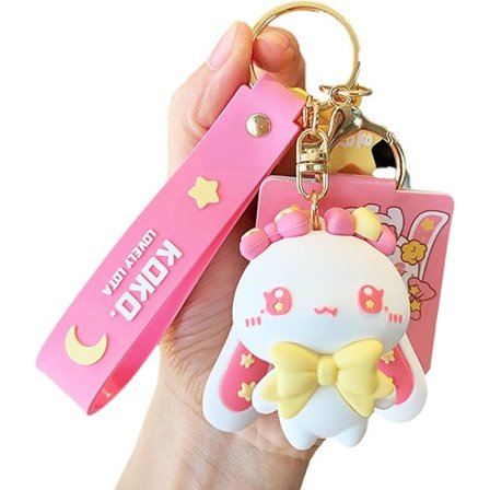 Söpö avaimenperälahja - Kawaii Anime Tähti-Kuu-Kani & Demoni-Kani